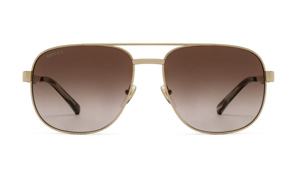 Gucci GG1223S Sunglasses, Gold with Brown Gradient, view 1