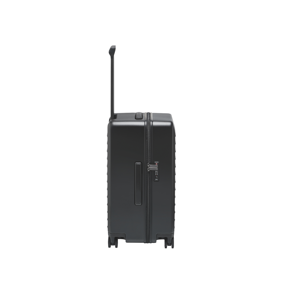 Porsche Design Roadster Hardcase Spinner Suitcase in Black Matte, view 3