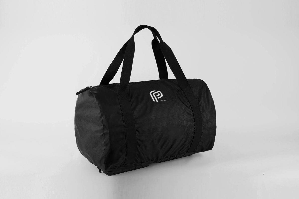 Foldable Travel Duffle Bag, Black, view 5