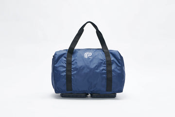 Foldable Travel Duffle Bag, Blue, view 2