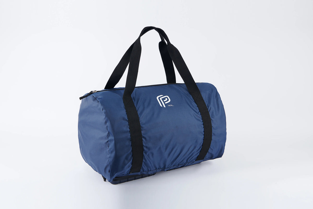 Foldable Travel Duffle Bag, Blue, view 4