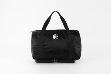 Foldable Travel Duffle Bag, Black, view 2