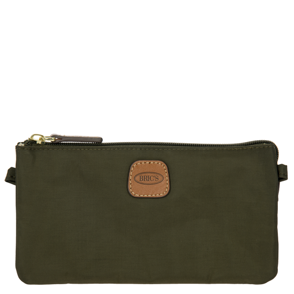 Bric's X-Collection Convertible Clutch Pouch in Olive, view 1