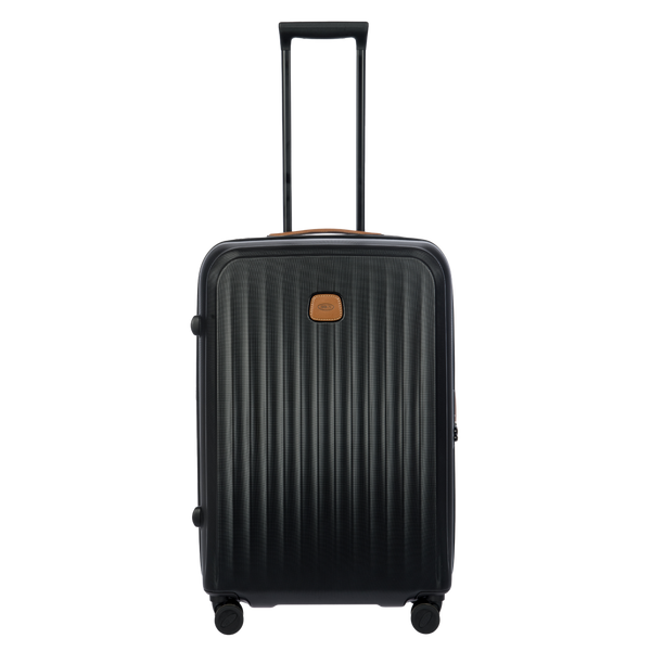 Bric's Taormina Expandable Checked Spinner in Black, view 1