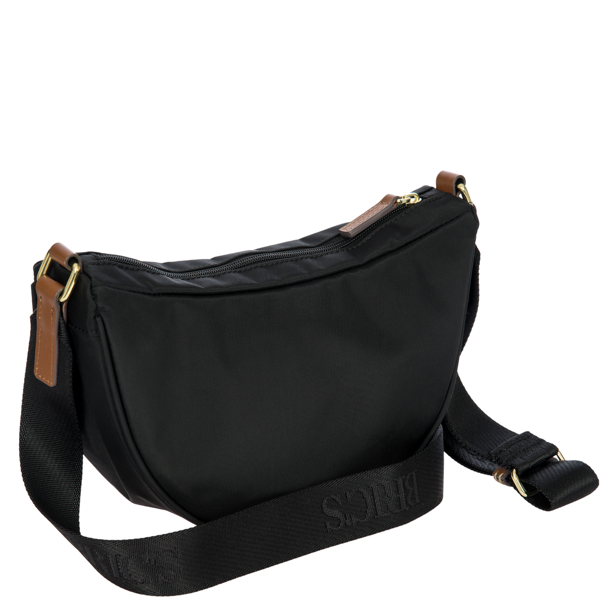 Bric's X-Collection Mini Halfmoon Shoulder Bag in Black, view 3