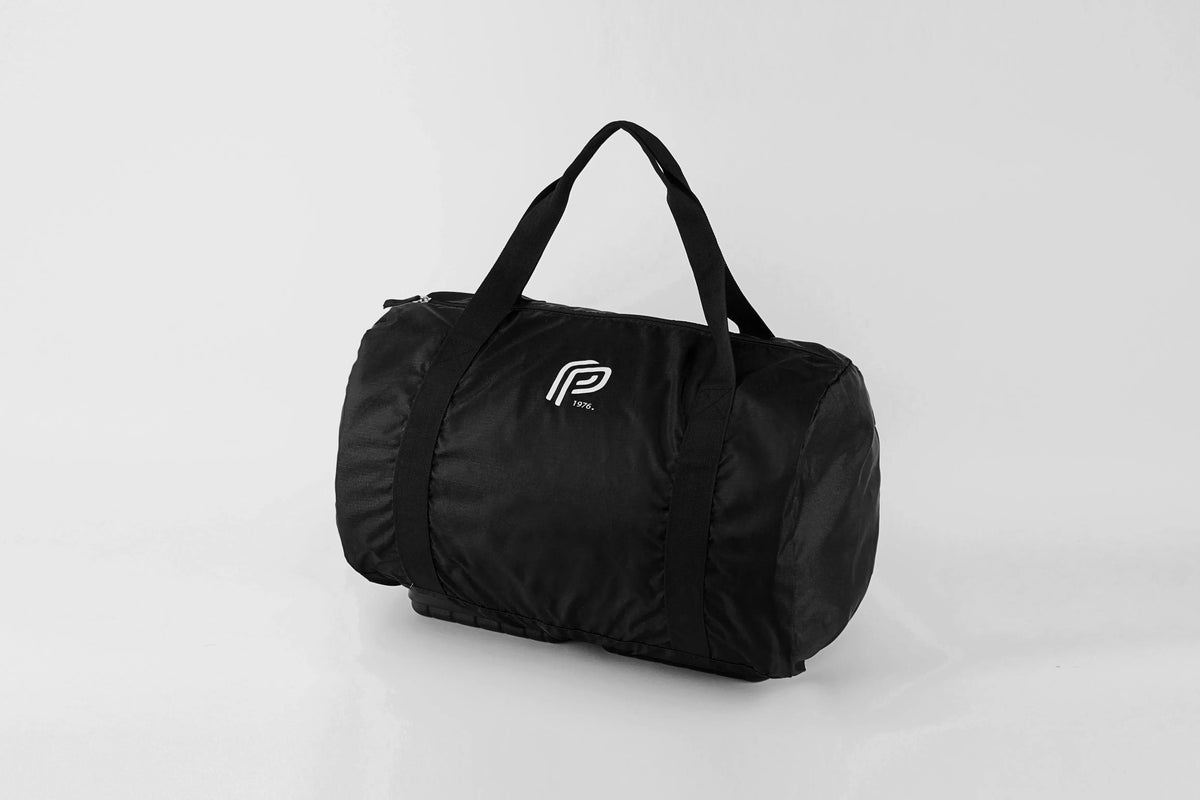 Foldable Travel Duffle Bag, Black, view 3