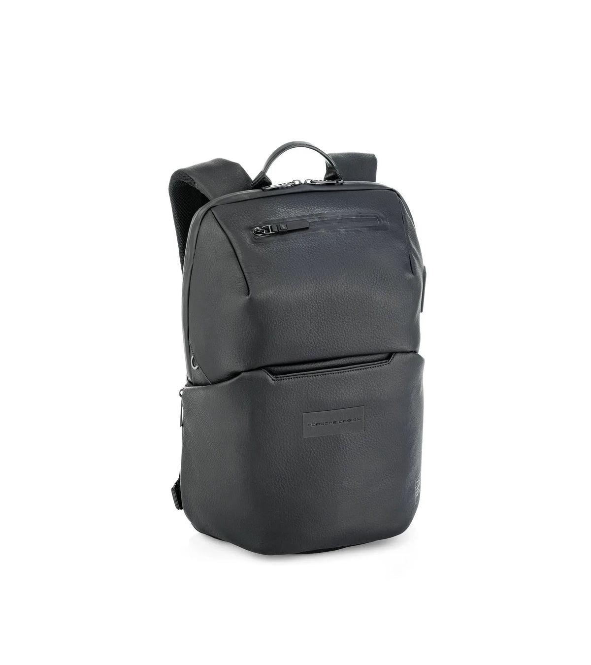 Porsche Design Urban Eco Reconstructed Leather Backpack XS in Black, view 1