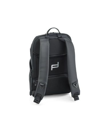Porsche Design Urban Eco Reconstructed Leather Backpack XS in Black, view 2