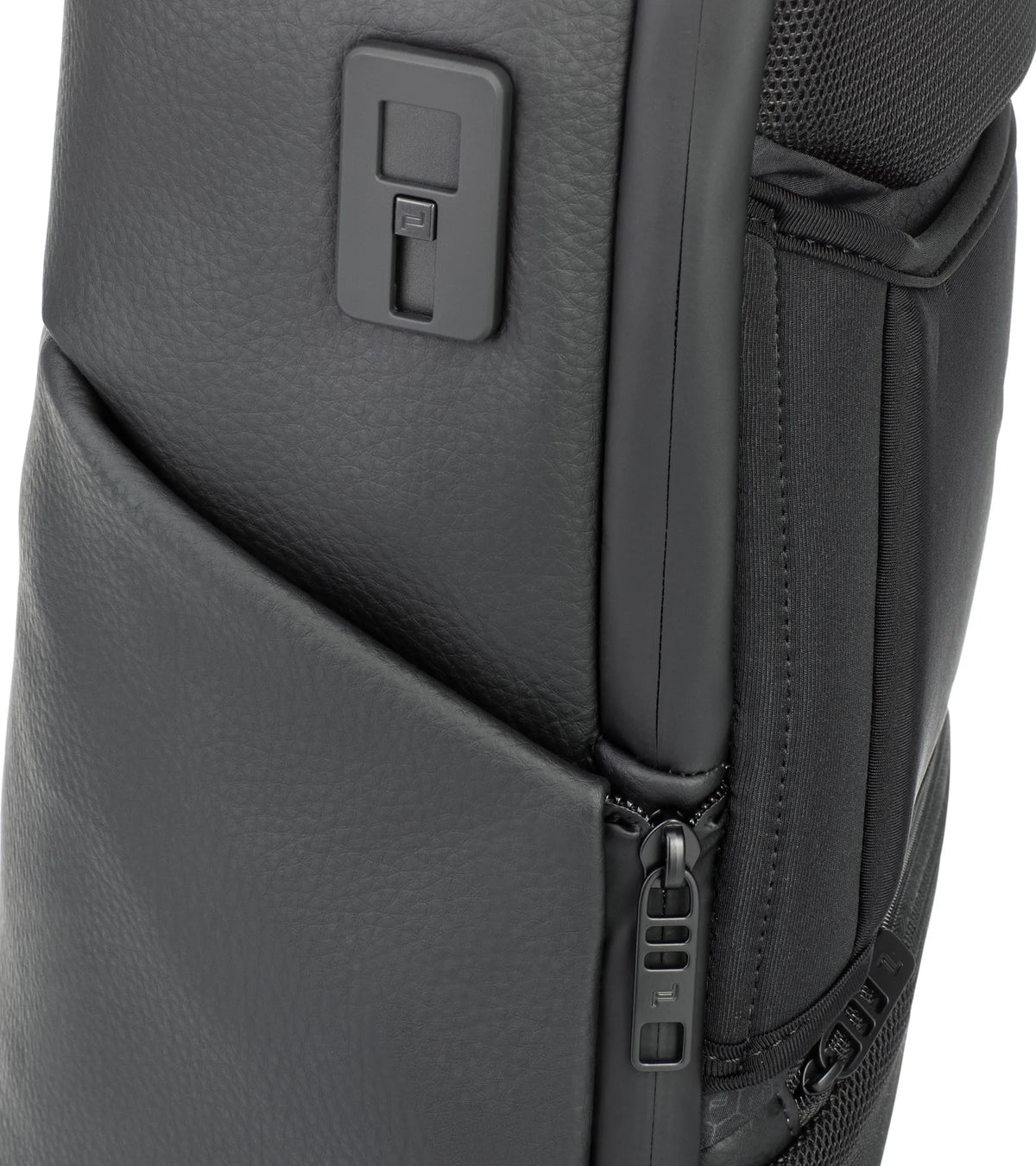 Porsche Design Urban Eco Reconstructed Leather Backpack XS in Black, view 4