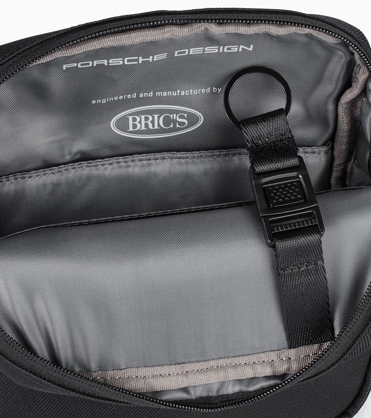 Porsche Design Voyager Nylon Shoulder Bag S in Black, view 3