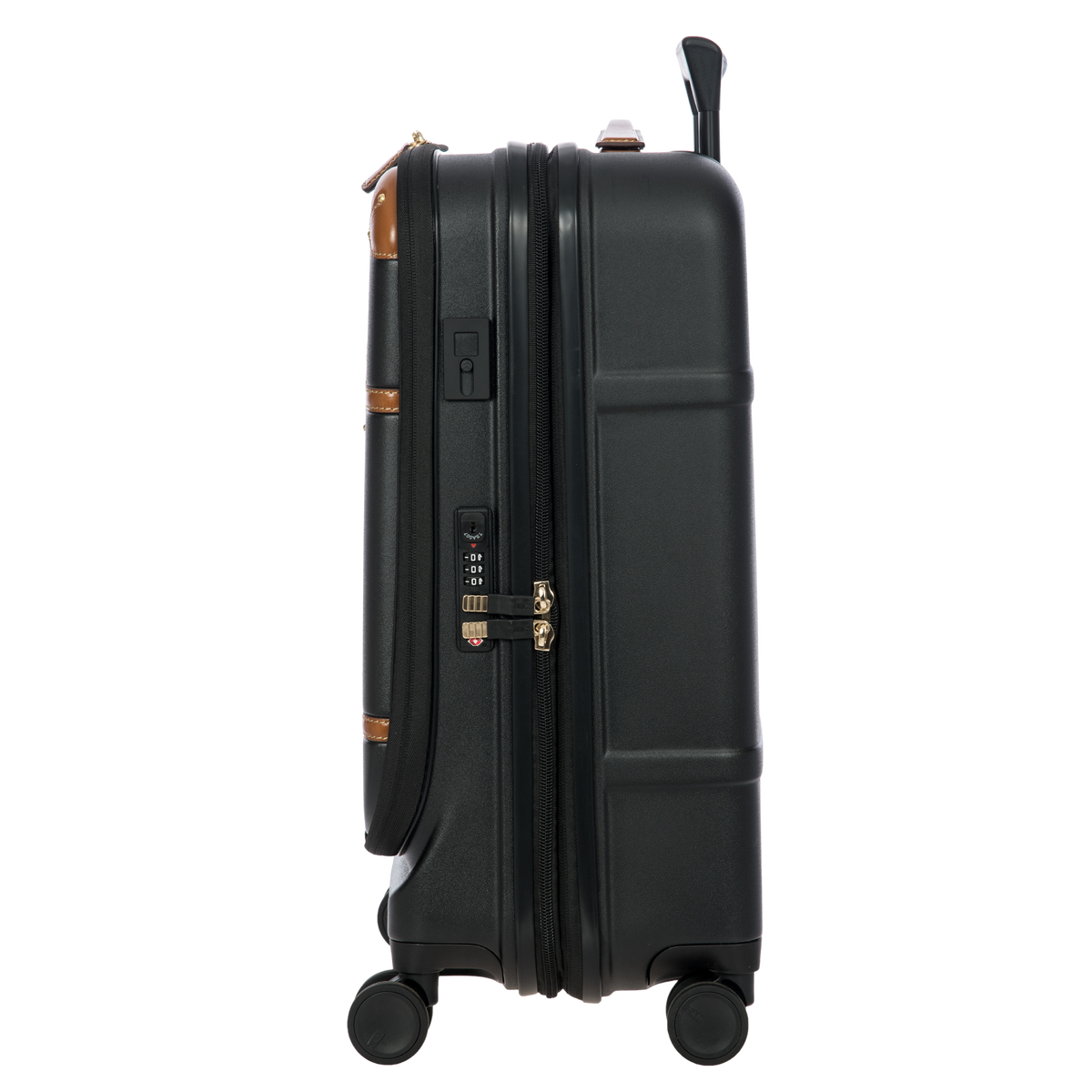Bric's Bellagio Expandable Carry-On Spinner with Laptop Pocket in Black, view 4