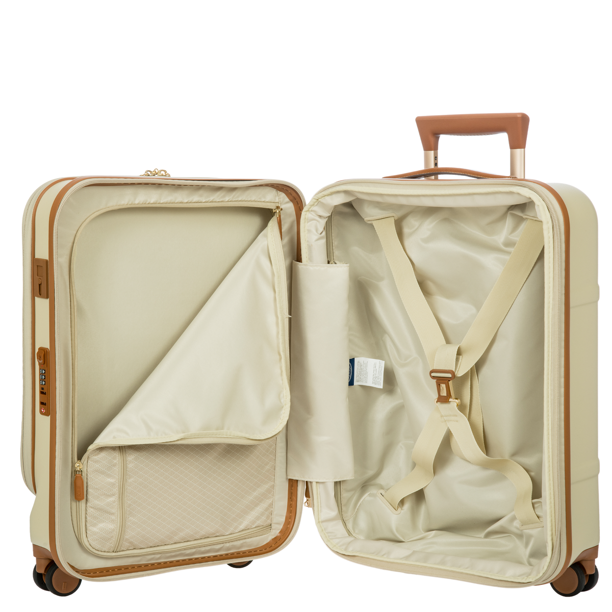 Bric's Bellagio Expandable Carry-On Spinner with Laptop Pocket in Cream, view 7