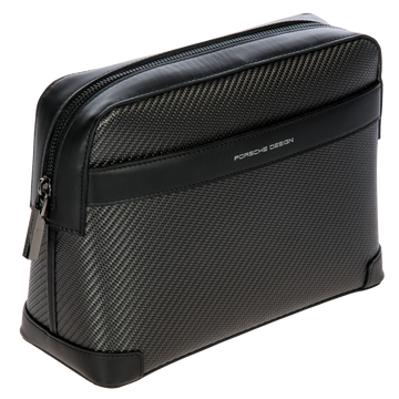 Porsche Design Carbon Toiletry Bag with Box Calf Leather, view 2