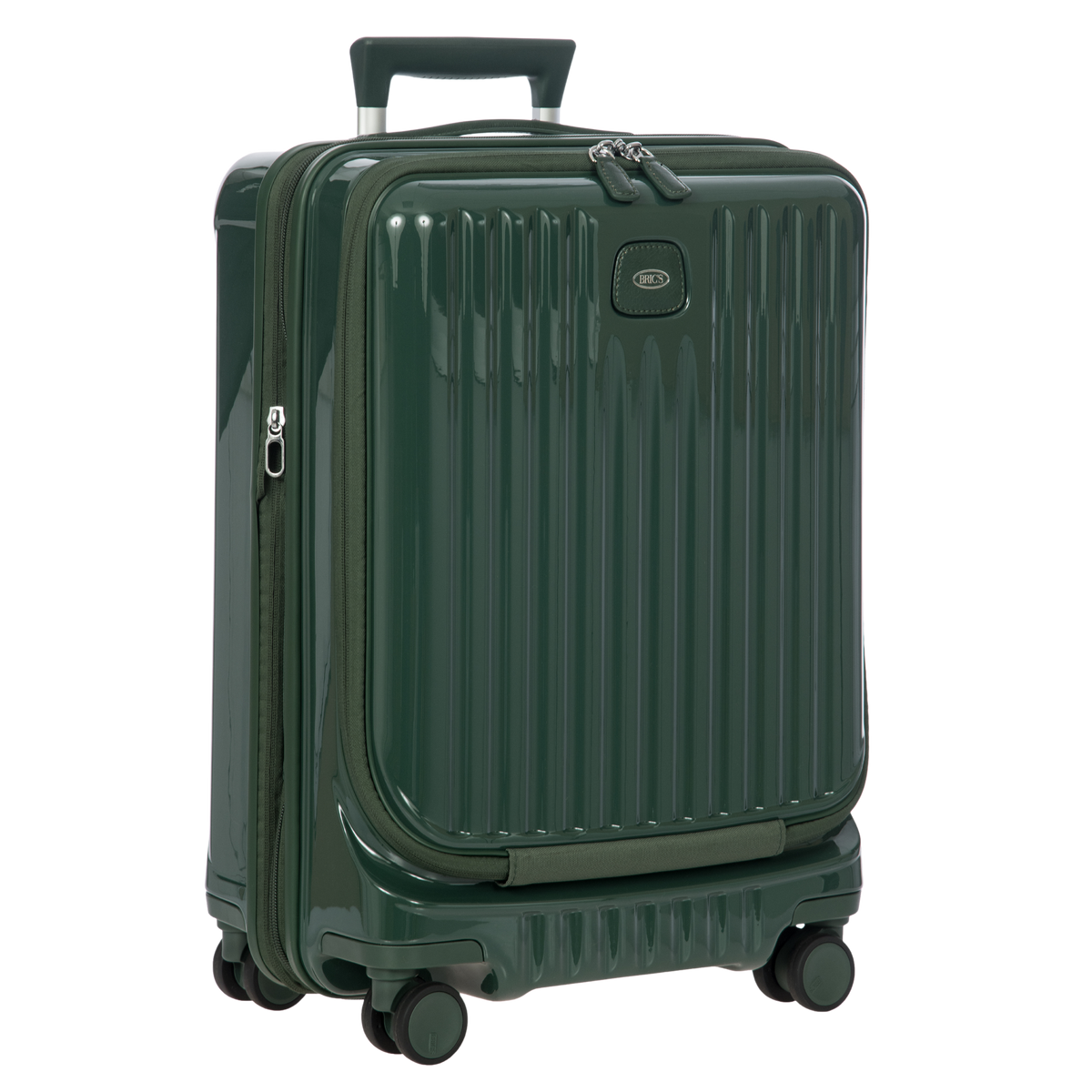 Bric's Positano Carry-On Spinner with Front Pocket in Emerald, view 2