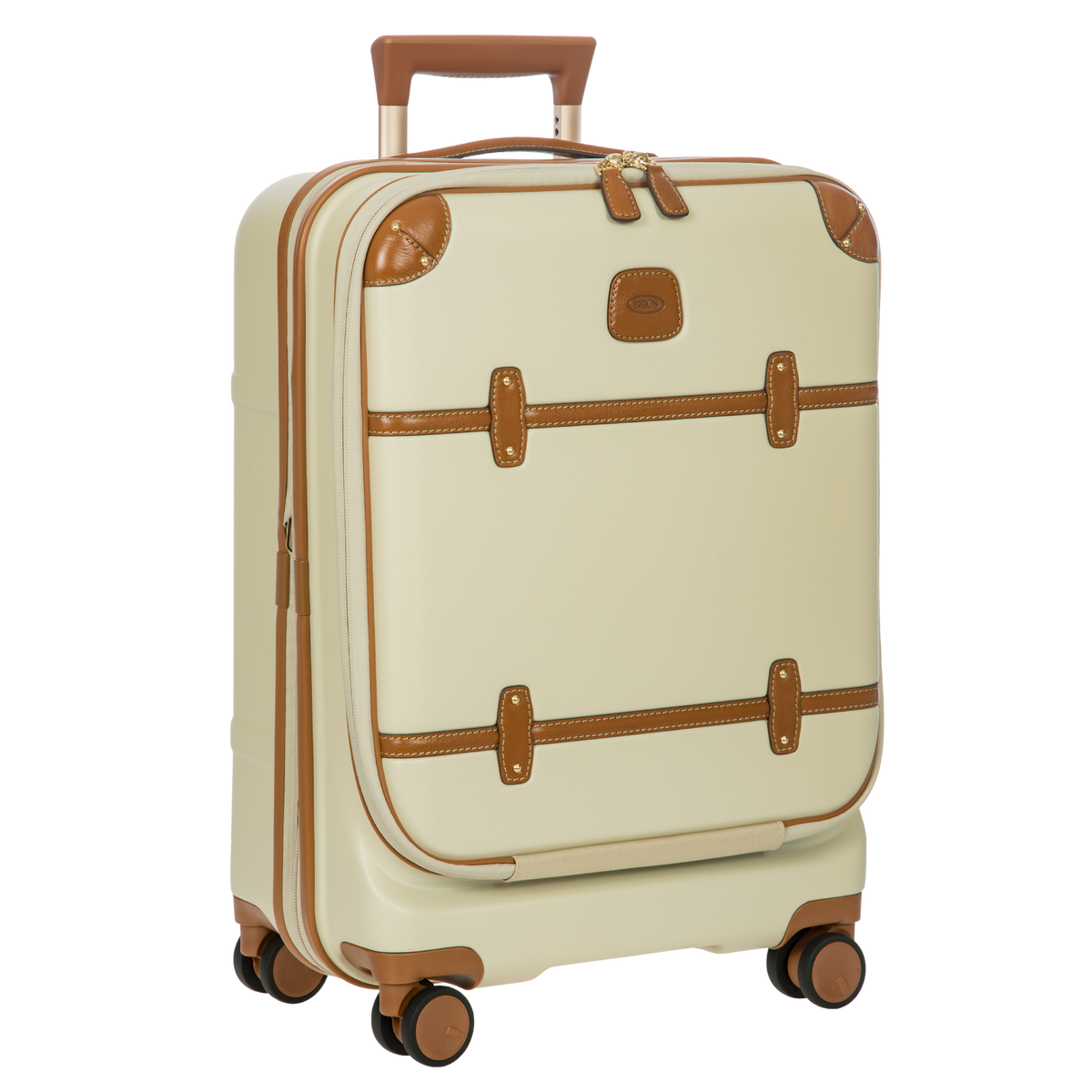 Bric's Bellagio Expandable Carry-On Spinner with Laptop Pocket in Cream, view 2