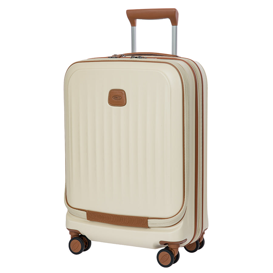 Bric's Taormina Expandable Carry-On with Laptop Pocket in Cream, view 6