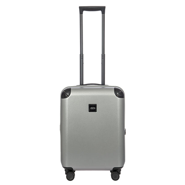 Bric's Amalfi 21" Hardside Carry-On Spinner in Silver/Black, view 1