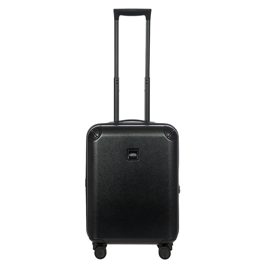 Bric's Amalfi 21" Hardside Carry-On Spinner in Black/Black, view 1