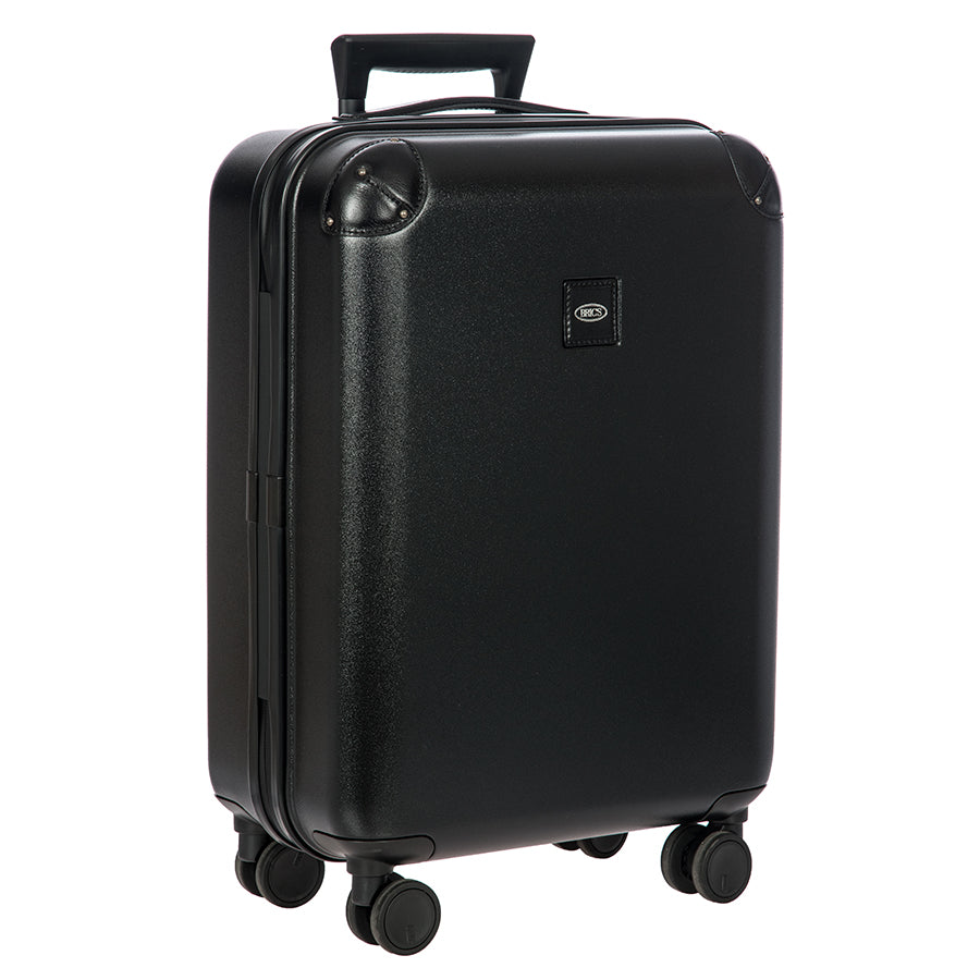 Bric's Amalfi 21" Hardside Carry-On Spinner in Black/Black, view 2