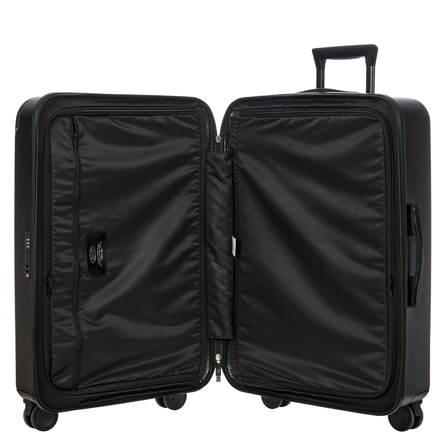 Bric's Amalfi Hardside Checked Spinner 27" in Black/Black, view 5