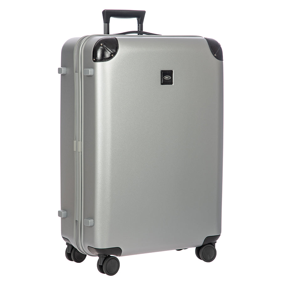 Bric's Amalfi Hardside Checked Spinner 30" in Silver/Black, view 2