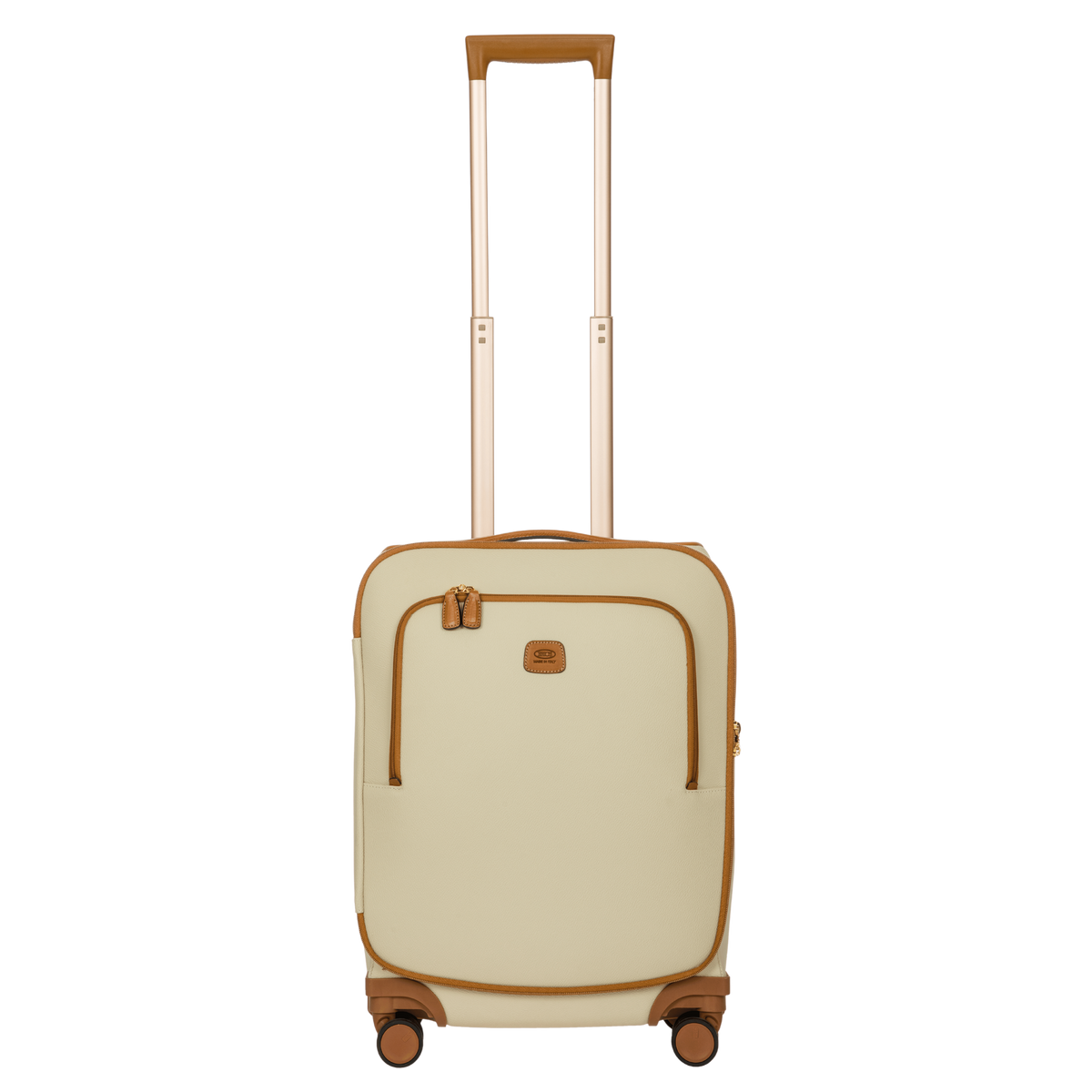 Bric's Firenze Carry-On Spinner with Laptop Pocket in Cream, view 3