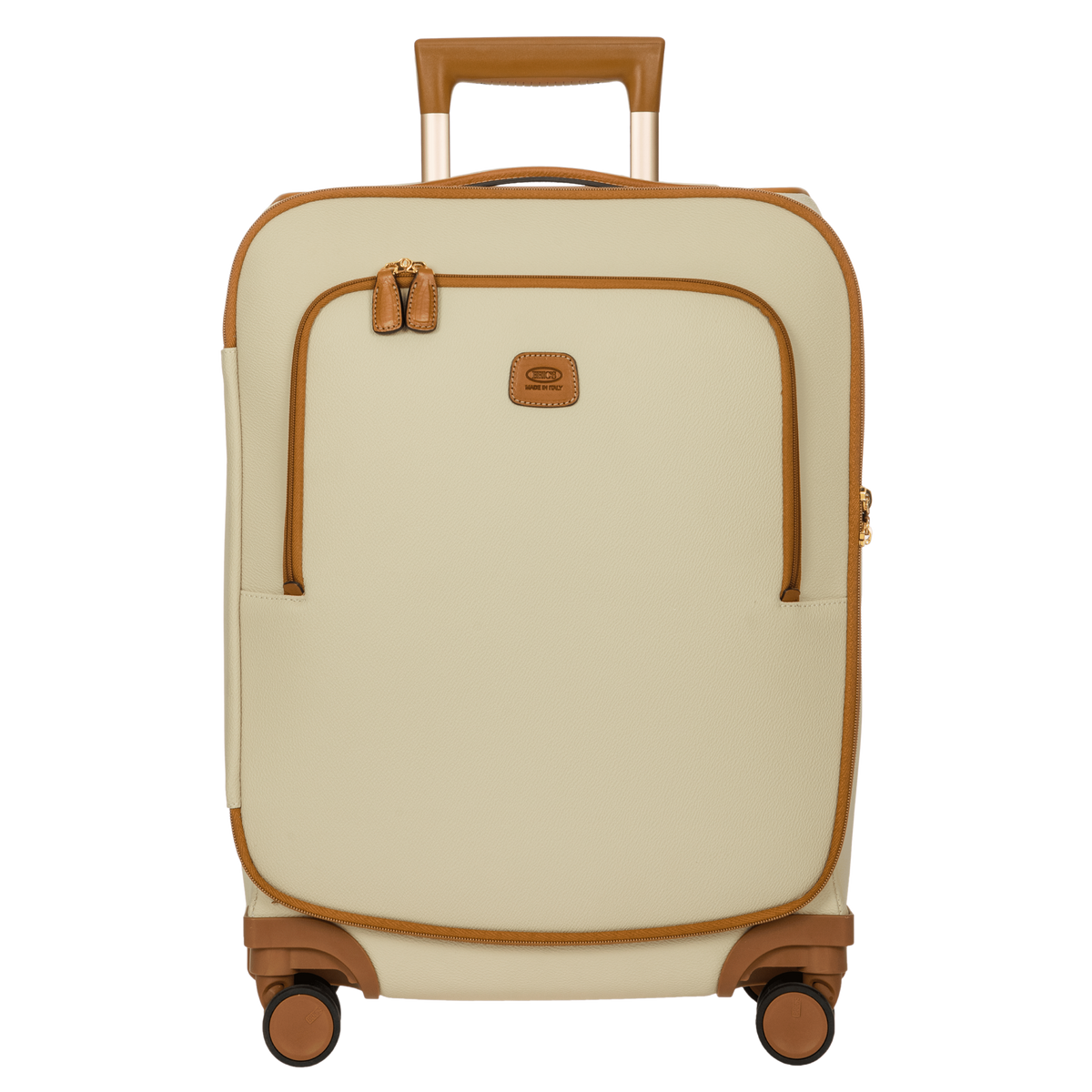Bric's Firenze Carry-On Spinner with Laptop Pocket in Cream, view 1