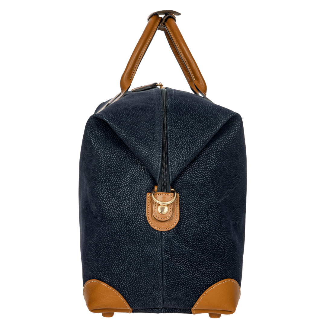 Bric's Life Suede-Effect Cargo Duffle Bag in Blue, view 3