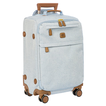 Bric's Volterra Trama 21" Carry-On Spinner in Ocean, view 2