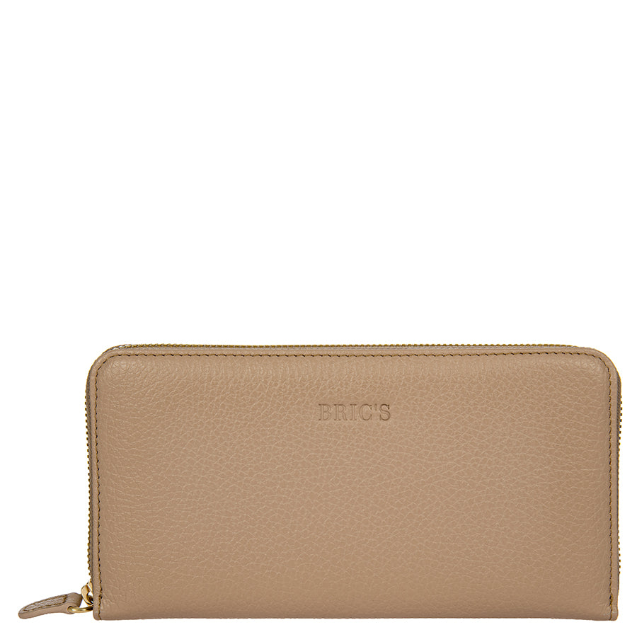 Bric's Gondola Verbena Leather Zip-Around Wallet in Cameo, view 1