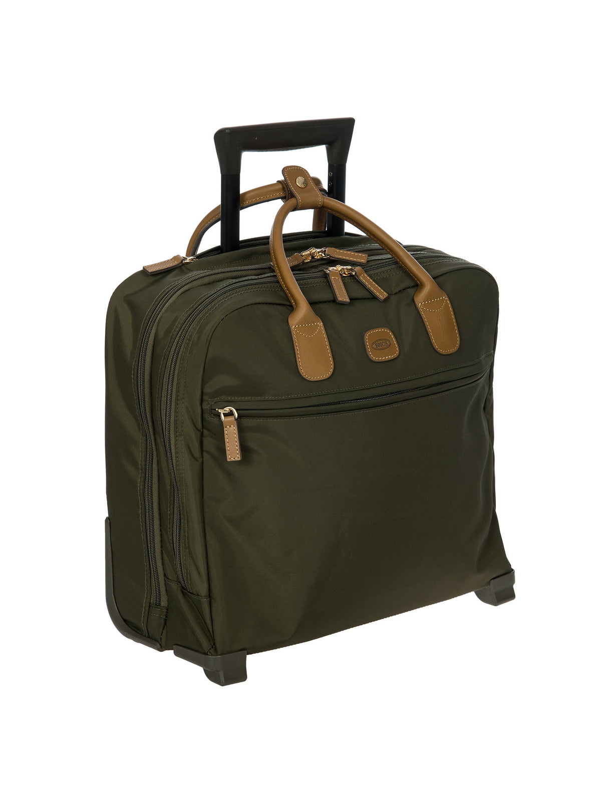 Bric's X-Collection Rolling Pilot Case in Olive, view 2