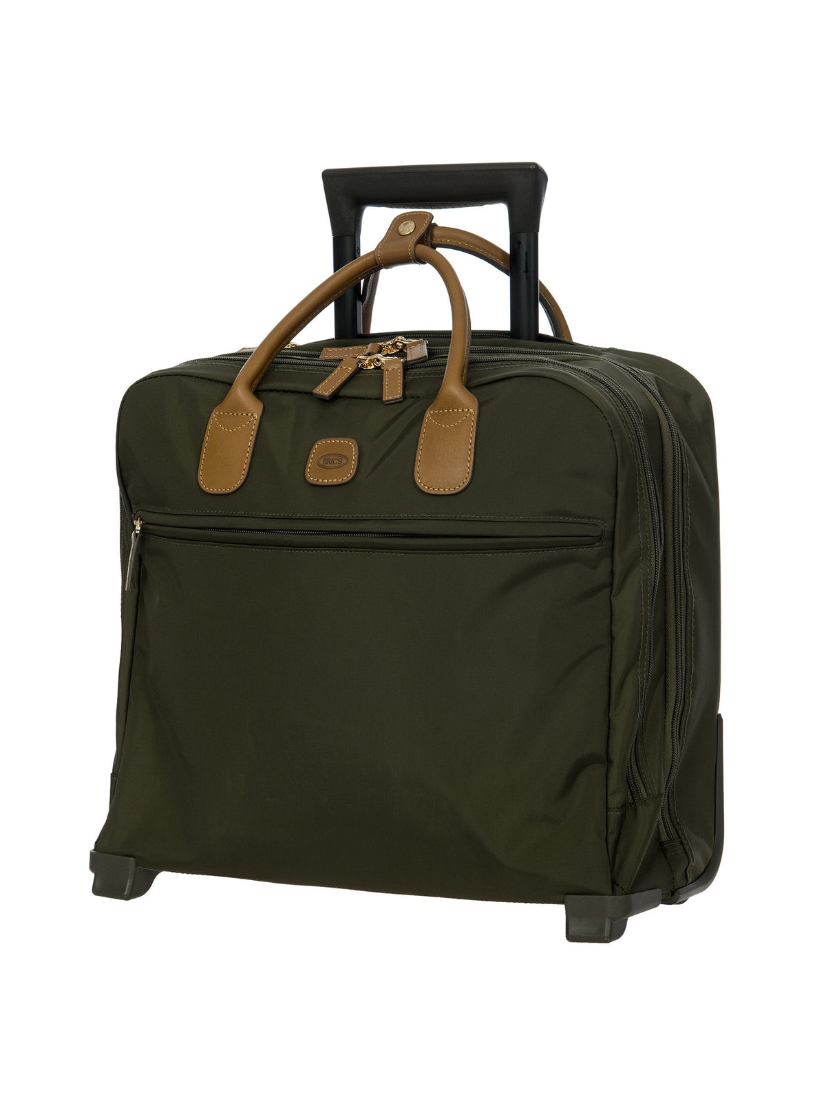 Bric's X-Collection Rolling Pilot Case in Olive, view 6