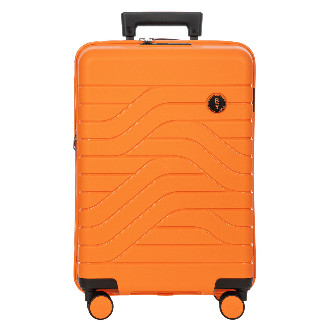 Bric's B|Y Ulisse Expandable Spinner Suitcase 21" carry-on in Arancione, view 1