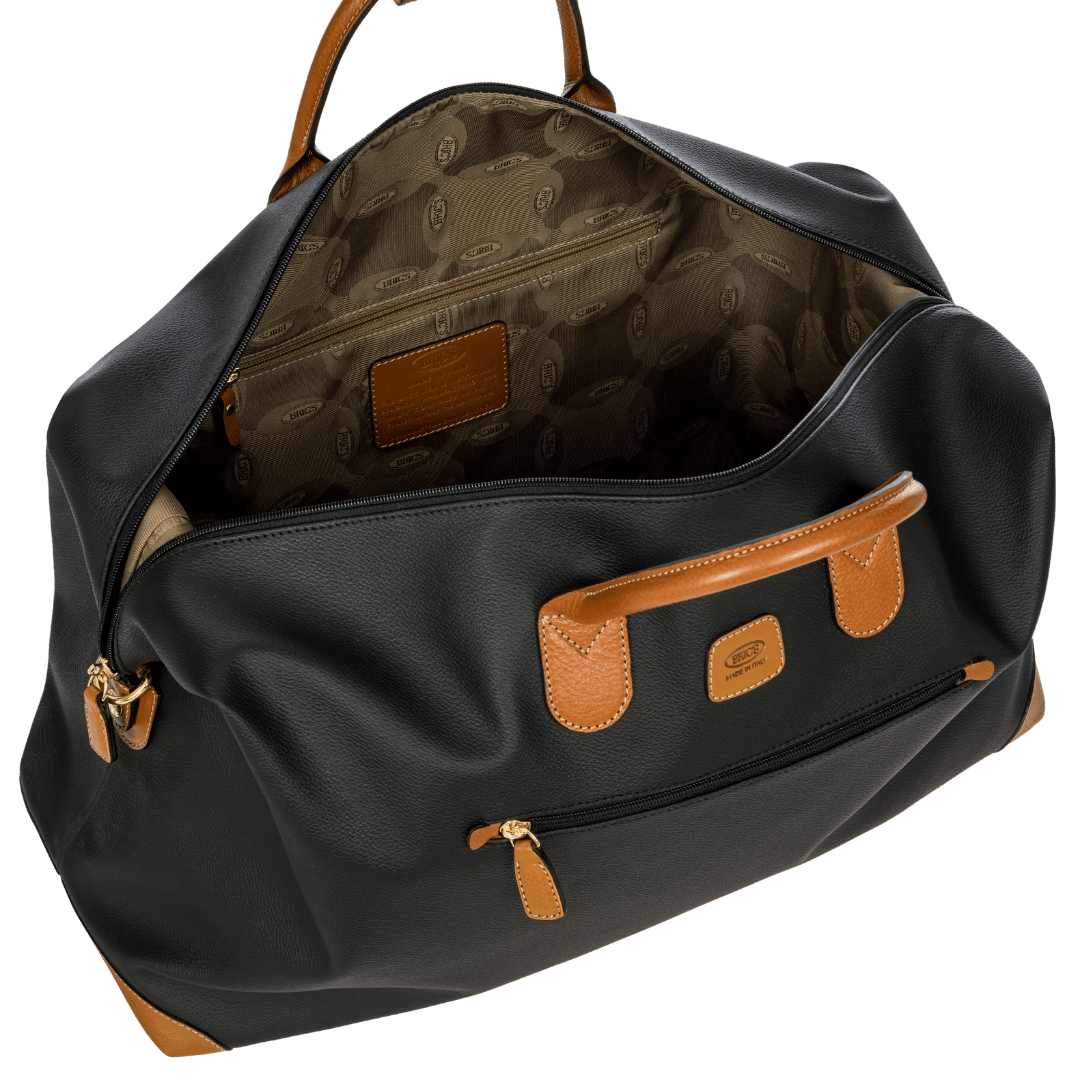 Bric's Firenze Cargo Travel Duffle Bag in Black, view 4