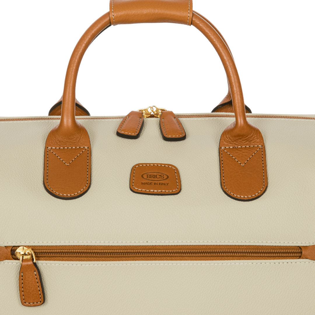 Bric's Firenze Cargo Travel Duffle Bag in Cream, view 2