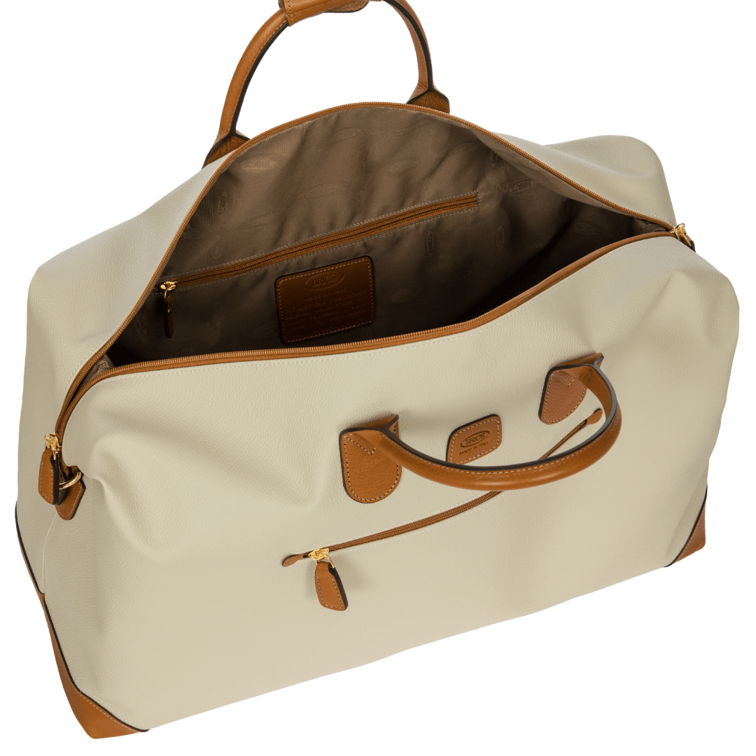 Bric's Firenze Cargo Travel Duffle Bag in Cream, view 5
