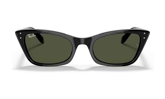 Ray-Ban Lady Burbank RB2299 Sunglasses, Black with G-15 Green, view 1