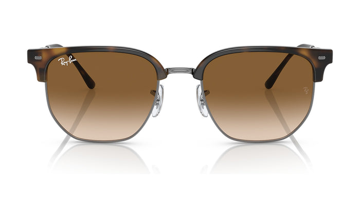 Ray-Ban New Clubmaster RB4416 Sunglasses, Havana on Gunmetal with Brown Gradient, view 1