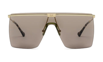 Gucci GG1096S Sunglasses, Gold with Brown, view 1