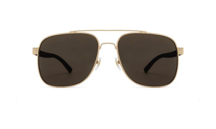 Gucci GG0422S Sunglasses, Endura Gold with Brown, view 1