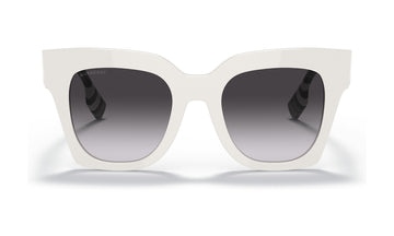 Burberry Kitty BE4364 Sunglasses, White with Grey Gradient, view 1