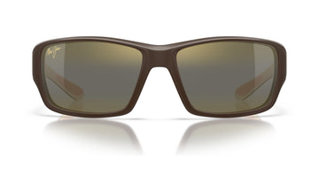 Maui Jim Local Kine H810-25MC Polarized Sunglasses, Matte Dark Brown with HCL Bronze, view 1