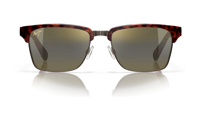 Maui Jim Kawika H257-16C Polarized Sunglasses, Tortoise with Antique Gold, HCL Bronze, view 1