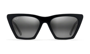 Maui Jim Kini Kini GS849-02K Polarized Cat-Eye Sunglasses, Black with Crystal, view 1