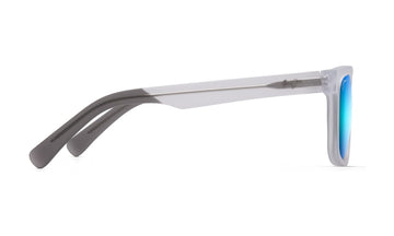 Maui Jim Stone Shack B862-05 Polarized Sunglasses, Matte Crystal with Blue Hawaii, view 2