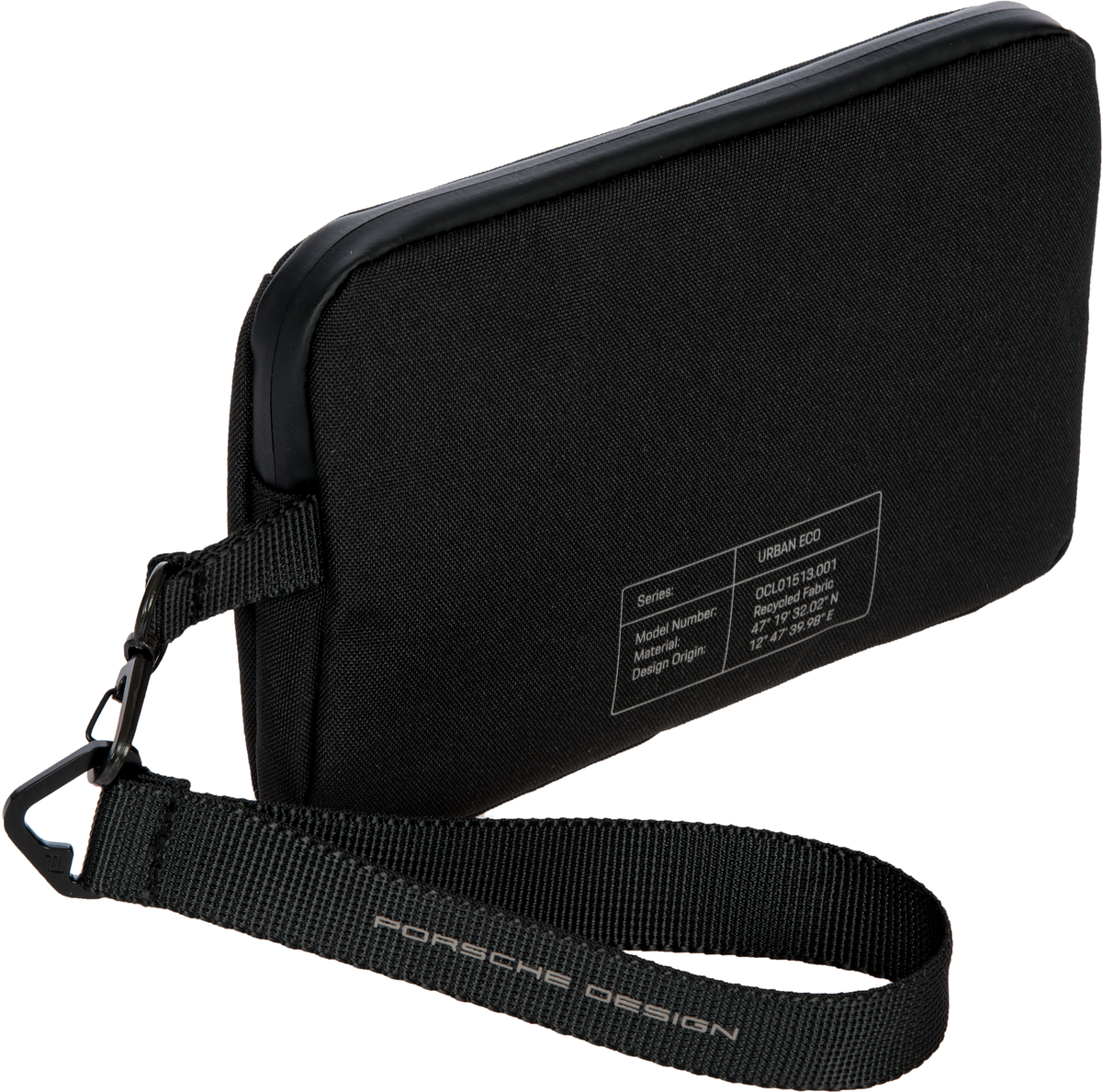Porsche Design Urban Eco Accessory Pouch in Black, view 3