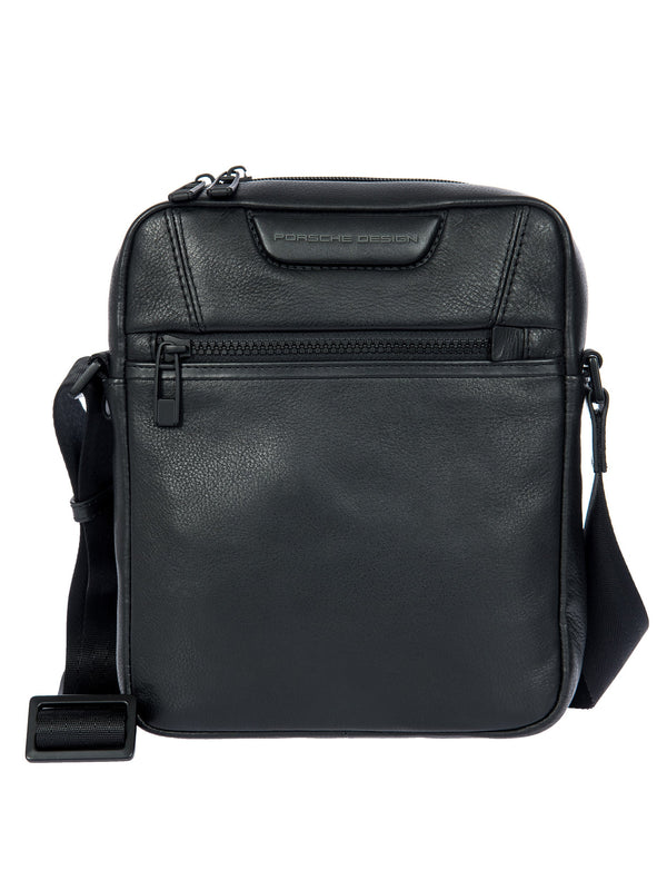 Porsche Design Leather Shoulder Bag XS in Black, view 1