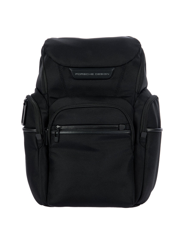 Porsche Design Nylon Laptop Backpack M Toploader in Black, view 1