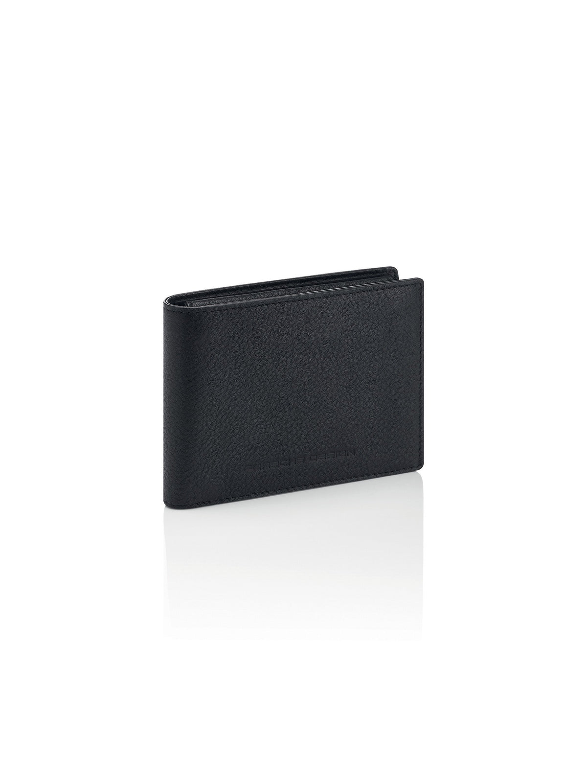 Porsche Design Vertical Bifold Leather Wallet 5 in Black, Business Grained, view 2
