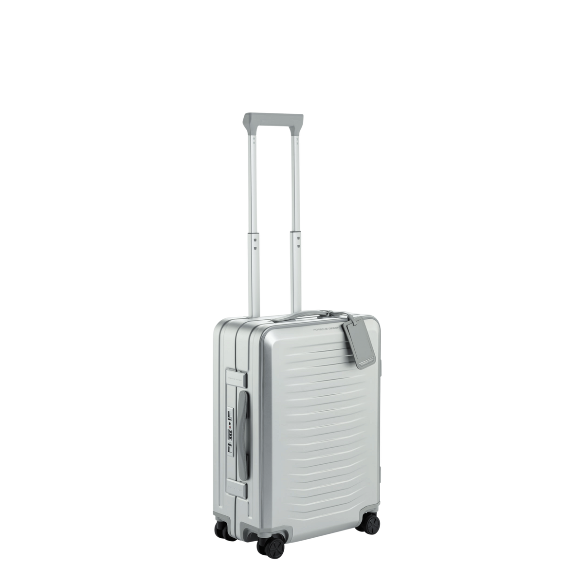 Porsche Design Roadster Aluminum Carry-On Suitcase in Silver, view 2
